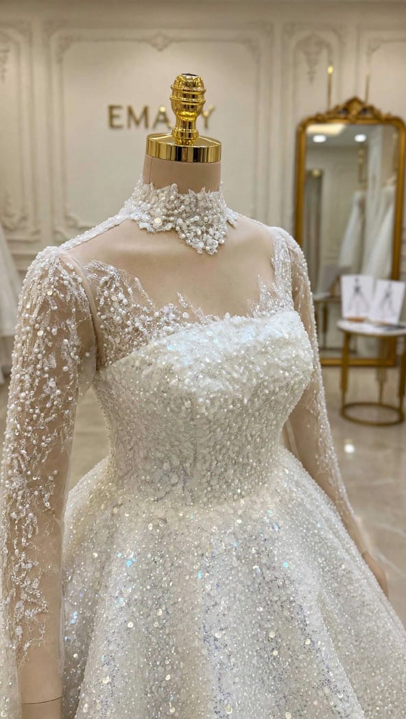 Celeste | Luxury Beaded Ballgown Wedding Dress